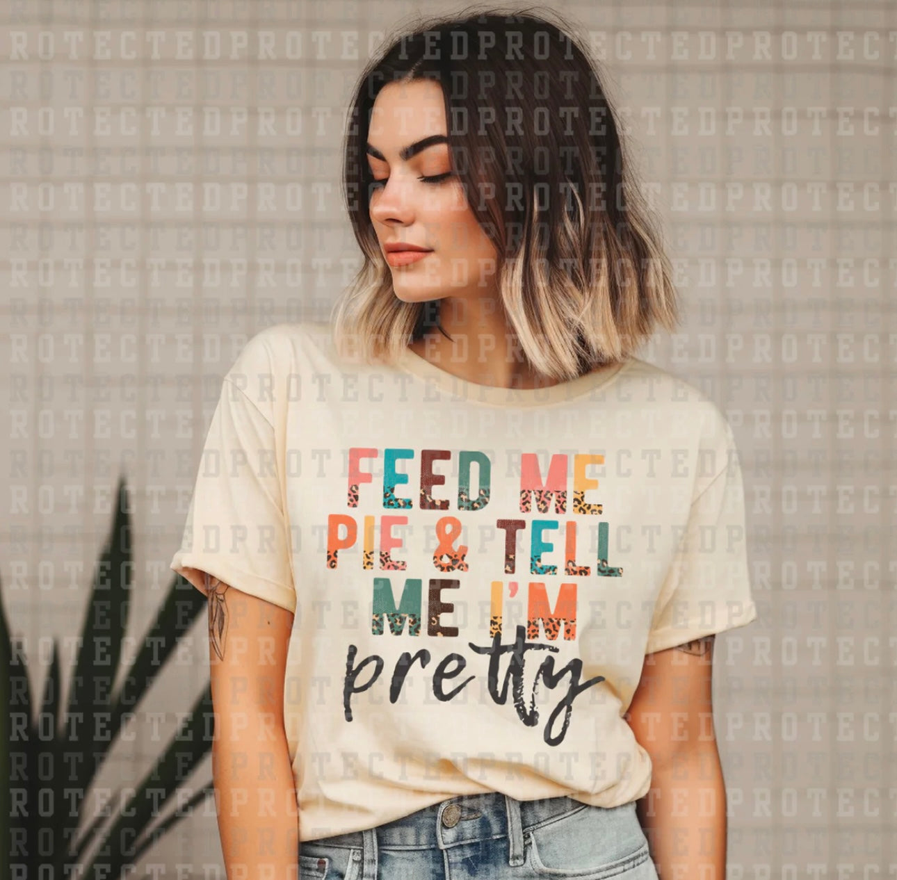 "Feed Me Pie and Call me Pretty" Tee, Long Sleeve, Short Sleeve, Sweatshirt, Graphic Tee