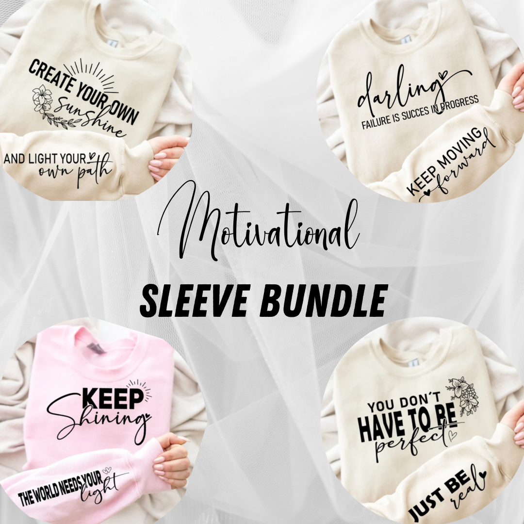 Single Color Screen Print Bundle - MOTIVATIONAL SLEEVE BUNDLE