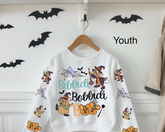Clear Film Screen Print- Bibbidi Boobidi (youth) (includes 2 sleeves)