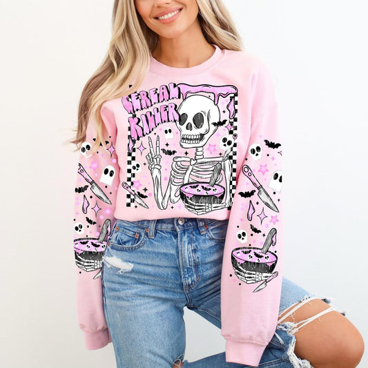 Cereal Killer Sweatshirt, That’s Some, Sleeve Designs,  Halloween, Unisex