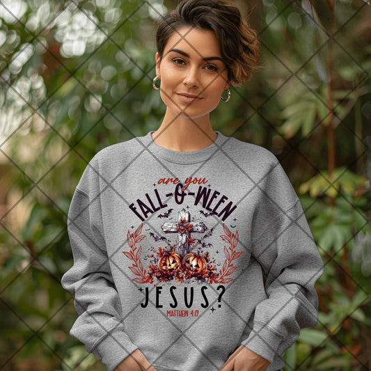 Falloween Jesus Tee, Faith, Pumpkins , Unisex
