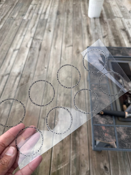 16 0z UV DTF  Cup INSTRUCTIONS (8 PER SHEET)