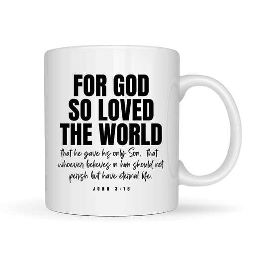 For God So Loved The World Mug, Coffee, Hot Drinks, Tea