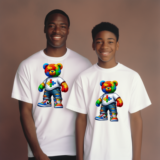 DTF Transfer-AUTISM BEAR (ADULT)