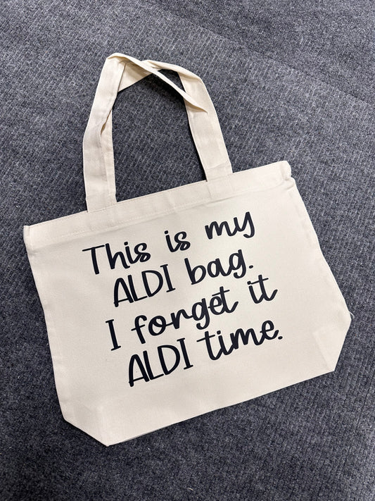 Canvas Tote bags with zipper (multiple)